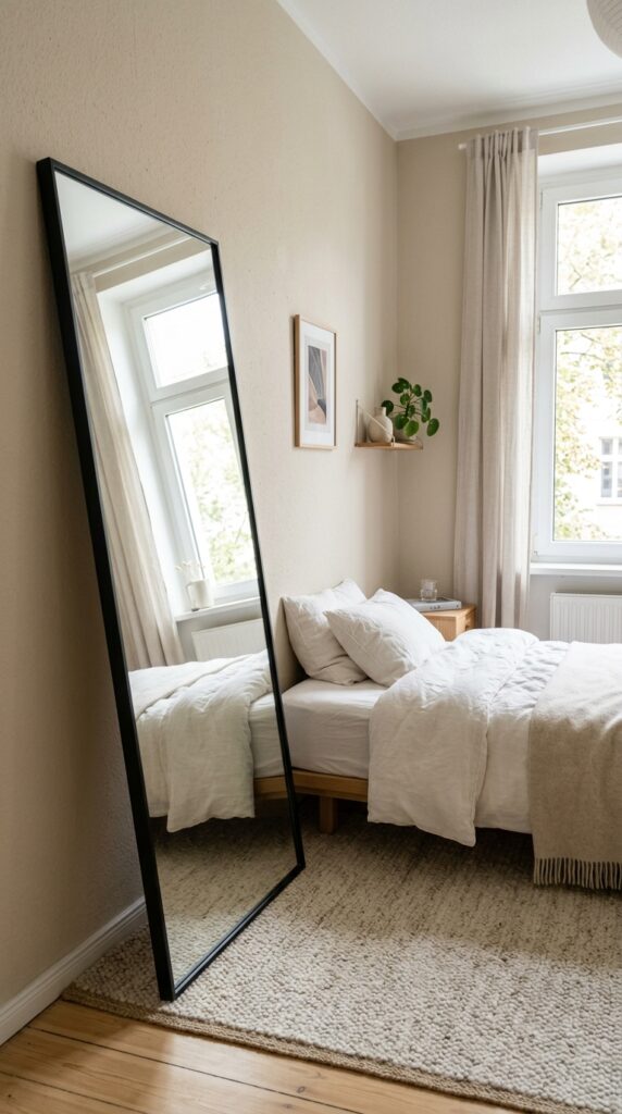 Floor length mirror small bedroom 2