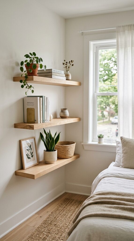 Open shelving for airy storage 20