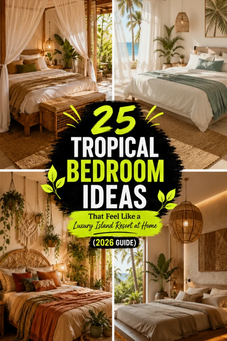 Tropical Bedroom Ideas
