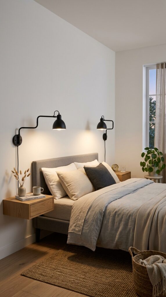 Wall mounted lighting for bedroom 13