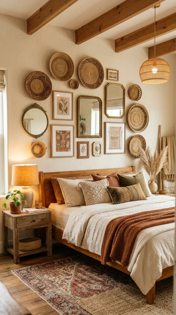 boho bedroom with laye 017