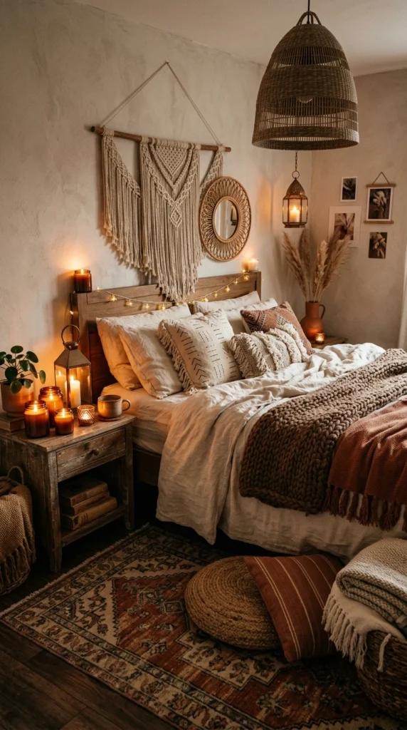 cozy candlelit boho be 014