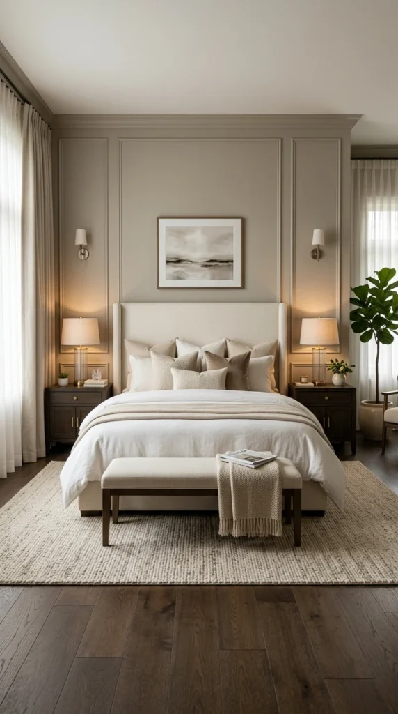 18 Master Bedroom Decor Ideas That Feel Truly Next-Level 11 idea 11 symmetrical luxury lay 011b