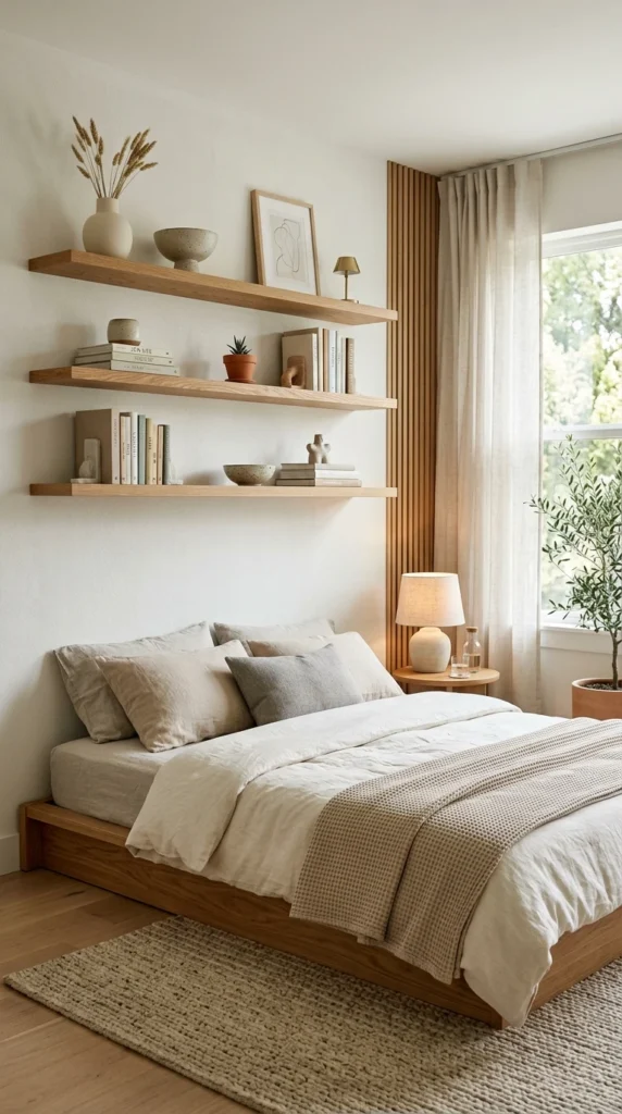 30 Japandi Bedroom Ideas That Feel Calm, Warm & Minimal (2026 Guide) 12 idea 12 japandi bedroom with f 012b