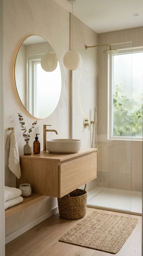 20 Small Full Bathroom Ideas That Make Your Space Look Bigger Instantly 12 idea 12 japandi soft minimal b 012