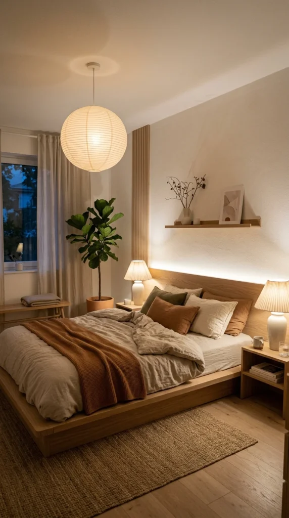 30 Japandi Bedroom Ideas That Feel Calm, Warm & Minimal (2026 Guide) 13 idea 13 cozy japandi bedroom w 013