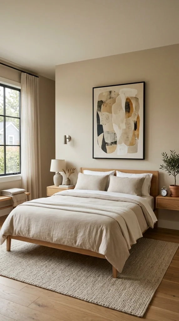 idea 13 modern beige bedroom w 002