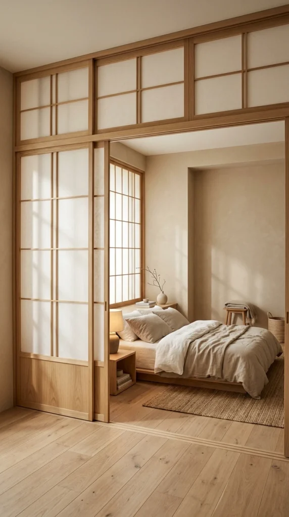 30 Japandi Bedroom Ideas That Feel Calm, Warm & Minimal (2026 Guide) 15 idea 14 japandi bedroom with s 014