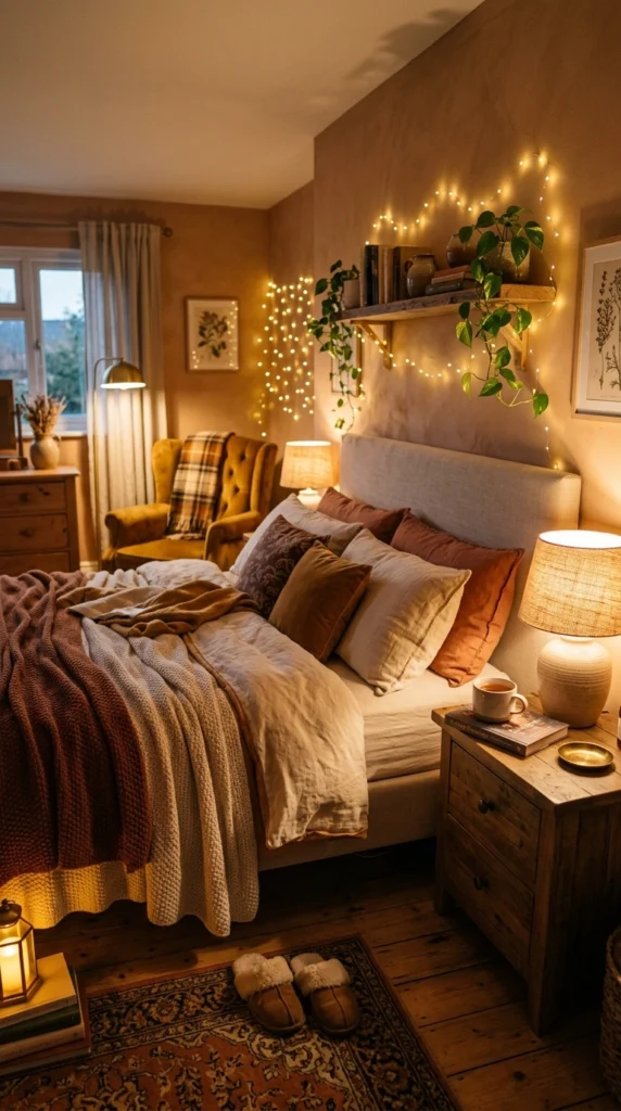 19 Aesthetic Bedrooms Ideas That Feel Like a Dream 18 idea 18 cozy layered lighting 018b