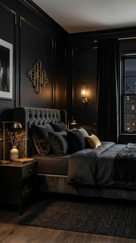 19 Aesthetic Bedrooms Ideas That Feel Like a Dream 2 idea 2 dark aesthetic retreat 002b