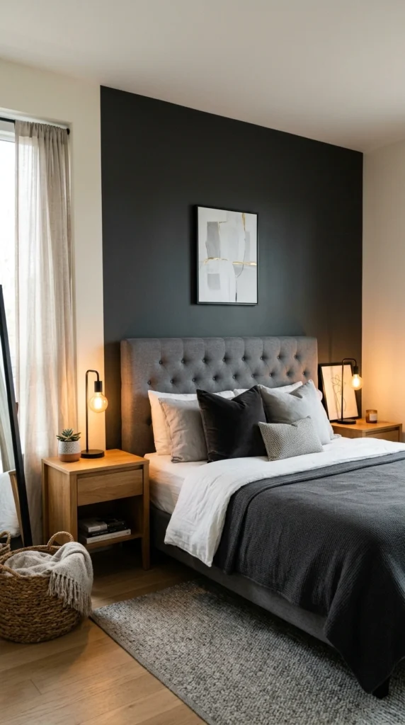 idea 2 dark gray accent wall w 002