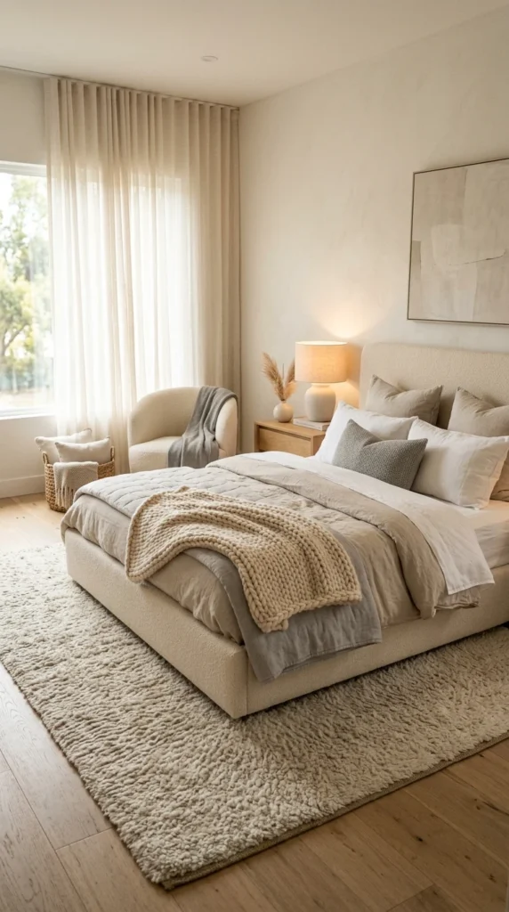 18 Master Bedroom Decor Ideas That Feel Truly Next-Level 2 idea 2 warm neutral cloud bedr 002b