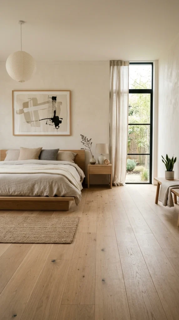 30 Japandi Bedroom Ideas That Feel Calm, Warm & Minimal (2026 Guide) 23 idea 22 japandi bedroom with o 022b