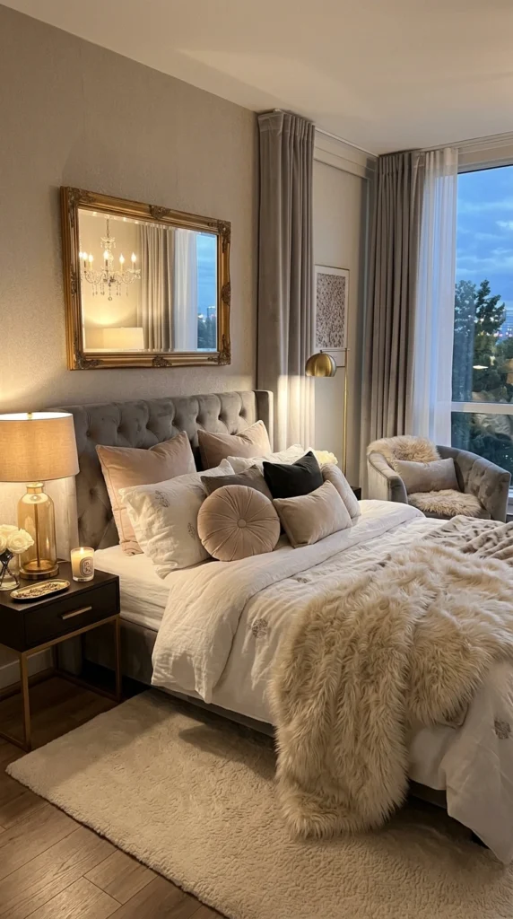 idea 26 cozy glam bedroom with 026