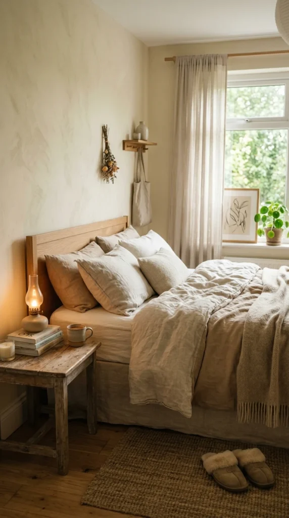 30 Cozy Bedroom Ideas That Feel Warm, Calm & Ultra-Comfortable 30 idea 30 calm slow living cozy 030b