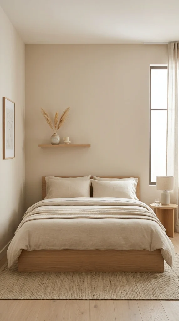 idea 4 minimalist beige bedroo 004b