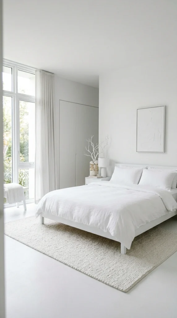 19 Aesthetic Bedrooms Ideas That Feel Like a Dream 4 idea 4 minimalist white haven 004b