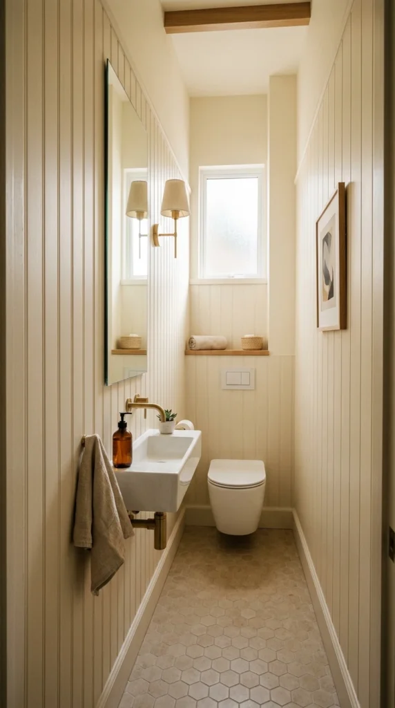 idea 4 narrow powder room layo 004b