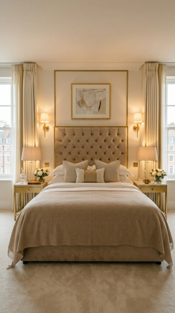 30 Guest Bedroom Ideas That Feel Cozy, Modern & Welcoming (2026 Guide) 5 idea 5 luxury guest bedroom wi 005b