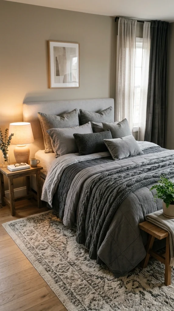 idea 8 cozy gray bedroom with 008b