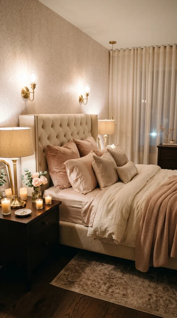 18 Master Bedroom Decor Ideas That Feel Truly Next-Level 8 idea 8 romantic soft glow bedr 008b