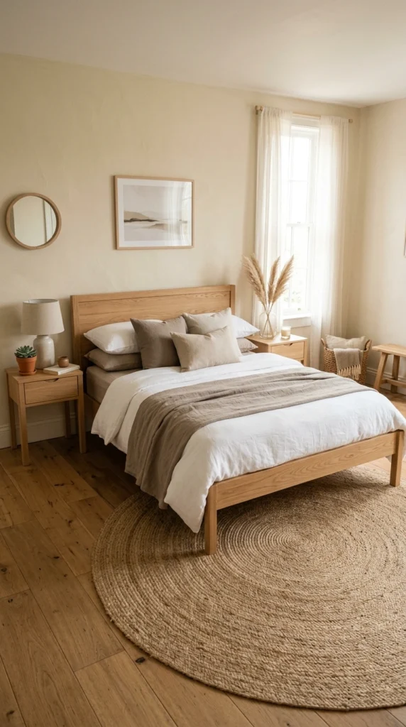 18 Earthy Bedroom Ideas That Instantly Ground Your Space 2 neutral earthy bedroom 002 1