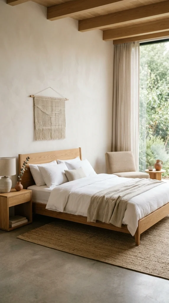 18 Earthy Bedroom Ideas That Instantly Ground Your Space 4 organic modern bedroom 004