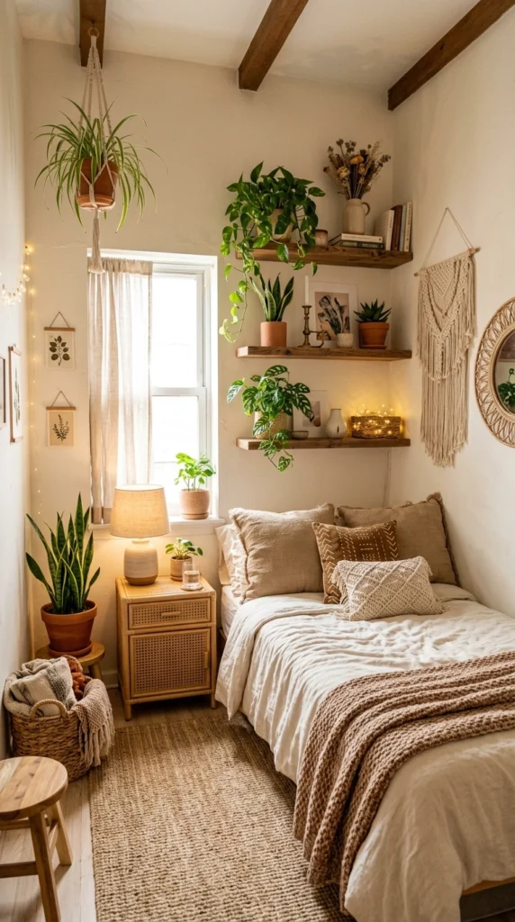 small boho bedroom with 006