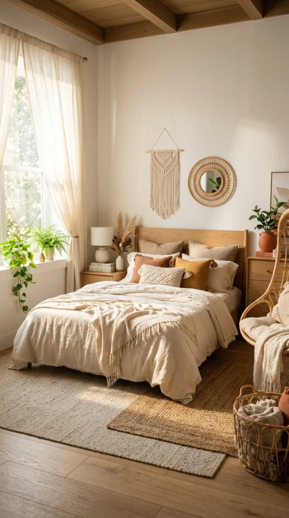 sunlit boho bedroom wi 023