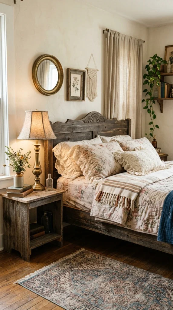 vintage boho bedroom wi 007b