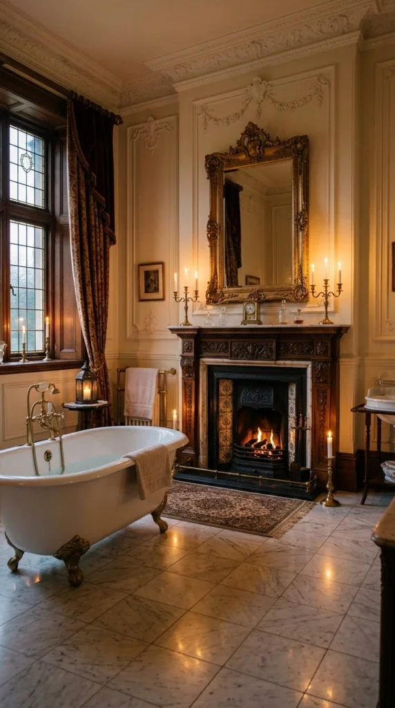 30 Victorian Bathroom Ideas That Make Any Space Look Expensive 18 18 victorian bathroom with fir 018b