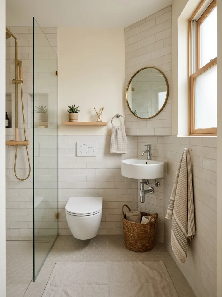 30 Very Small Bathroom Ideas That Make Your Space Feel Bigger 2 2. Tiny bathroom corner sink
