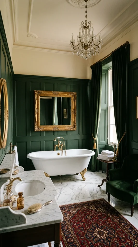 30 Victorian Bathroom Ideas That Make Any Space Look Expensive 25 25 english manor inspired bath 025