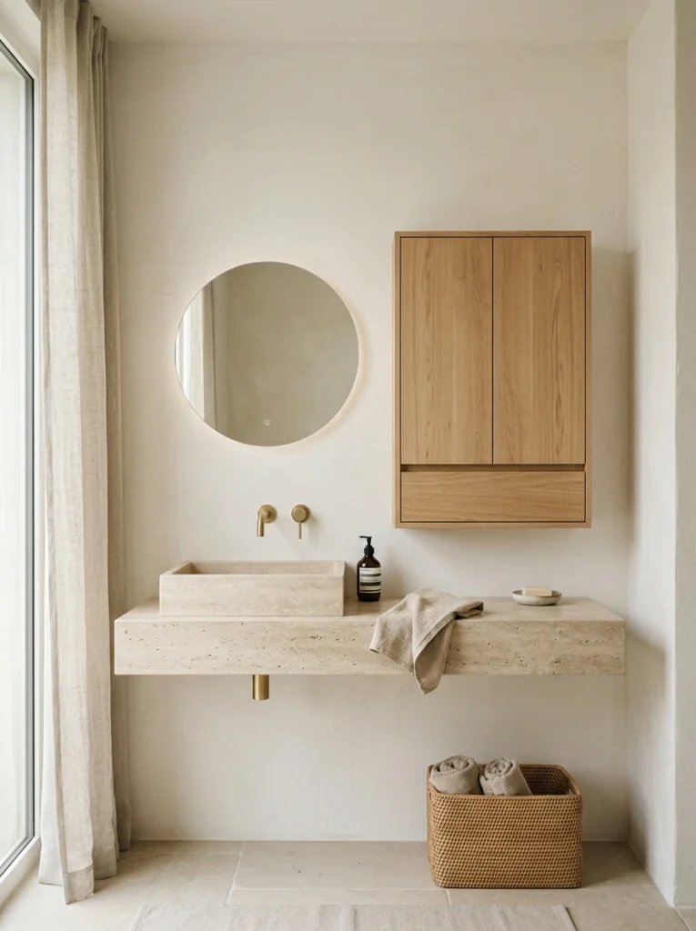 3 Japandi minimalist wall cabinet 1