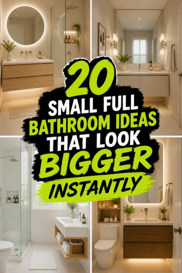 Small Full Bathroom Ideas