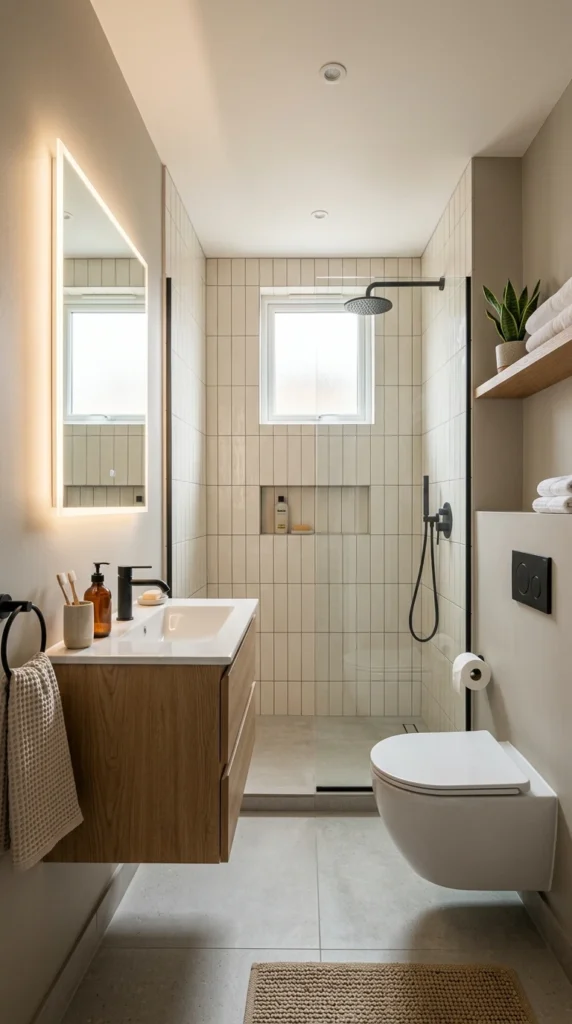 30 Minimalist Bathroom Ideas for a Calm, Clean, and Luxurious Space 19 apartment bathroom makeover ve 020