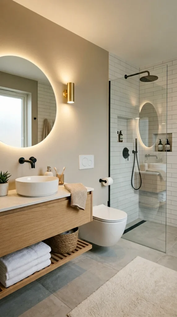 30 Minimalist Bathroom Ideas for a Calm, Clean, and Luxurious Space 20 apartment bathroom makeover ve 020b