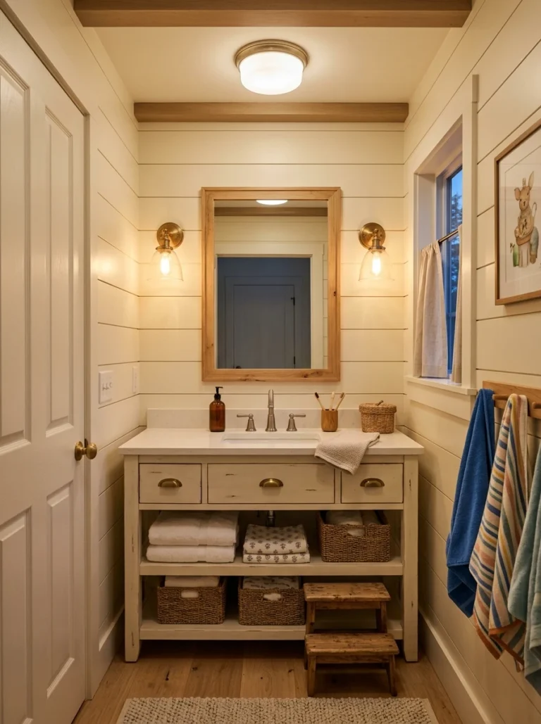 Farmhouse Bathroom Ideas for Kids