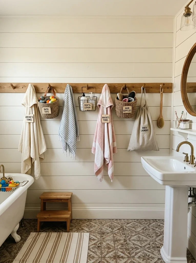 farmhouse peg rail wall vertic 014