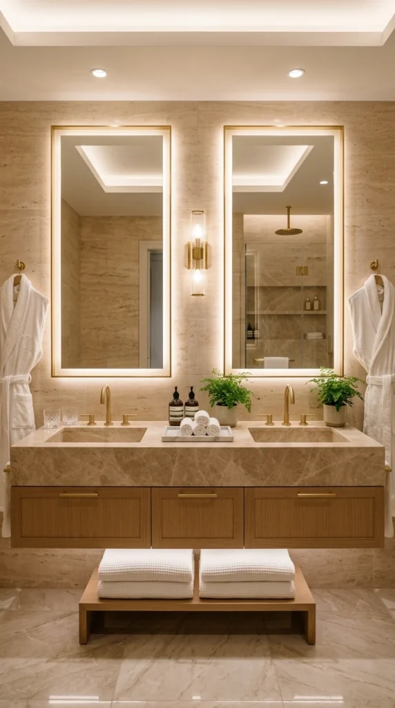 15 Neutral Bathroom Ideas You’ll Always Love 15 idea 15 hotel inspired neutral 015