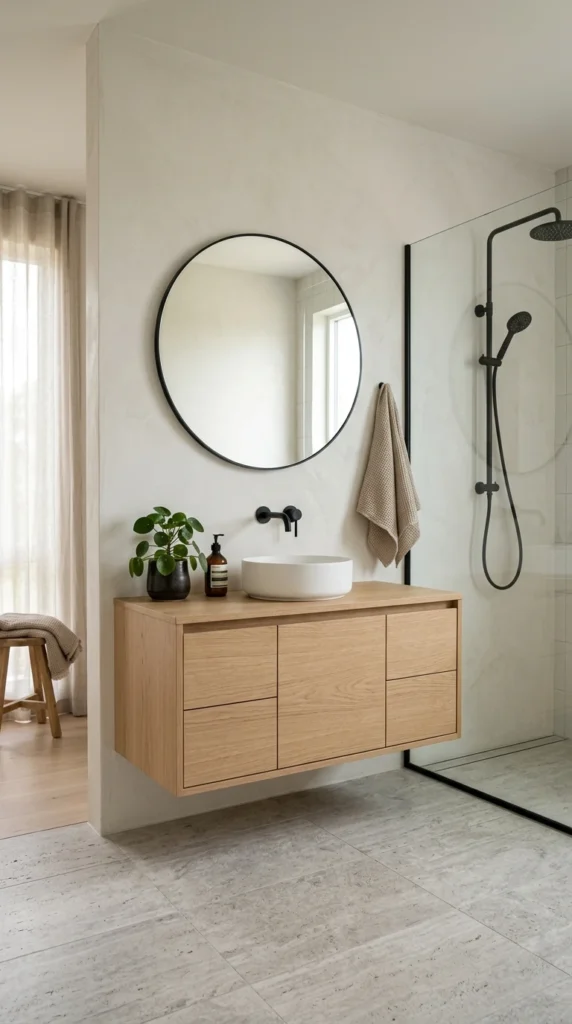 15 Neutral Bathroom Ideas You’ll Always Love 2 idea 2 japandi neutral bathroo 002