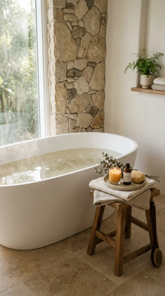 15 Neutral Bathroom Ideas You’ll Always Love 6 idea 6 spa inspired neutral ba 006b
