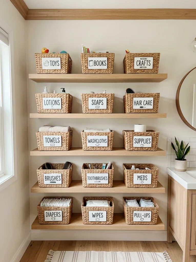 labeled basket organization wa 018