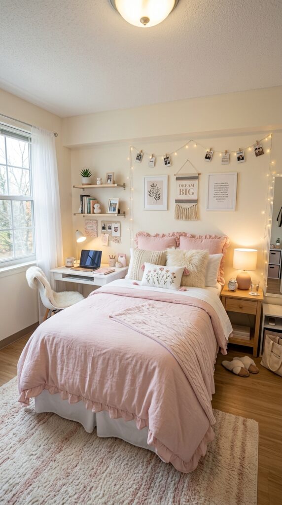 30 Dorm Bedding Ideas Every College Girl Is Saving Right Now (Cozy & Aesthetic) 11 11. Luxury Hotel Inspired Bedding