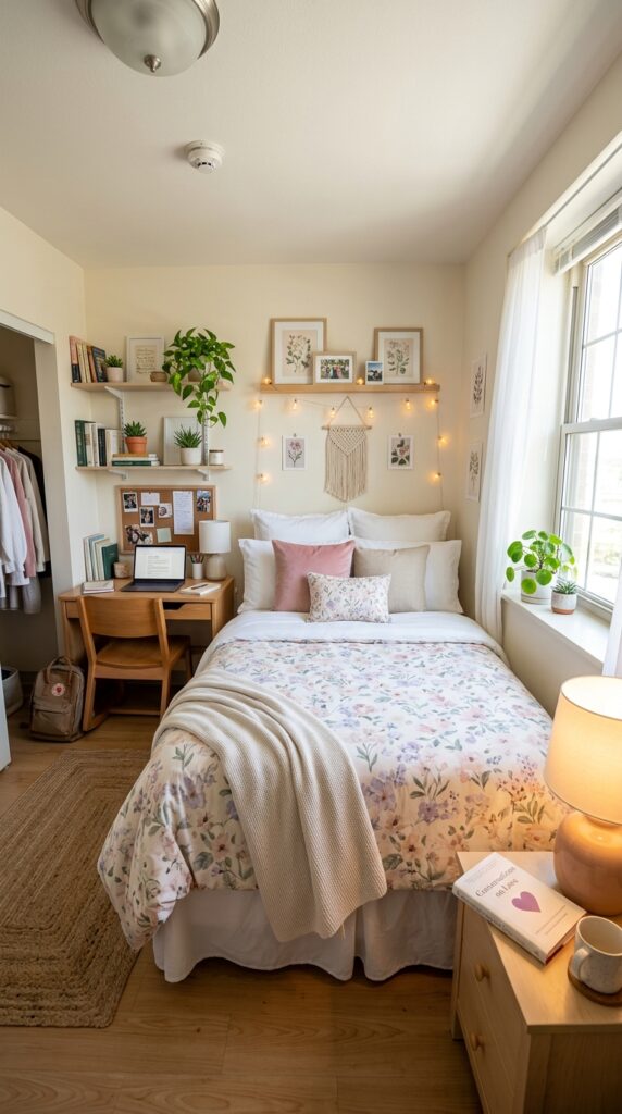 30 Dorm Bedding Ideas Every College Girl Is Saving Right Now (Cozy & Aesthetic) 14 13. Floral Aesthetic Bedding